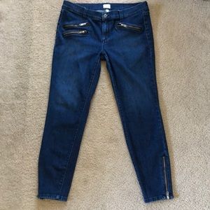 Dark Wash Denim Skinny Jeans